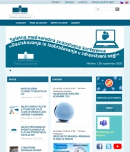 Spletna stran Fakultete za zdravstvene vede Univerze v Mariboru